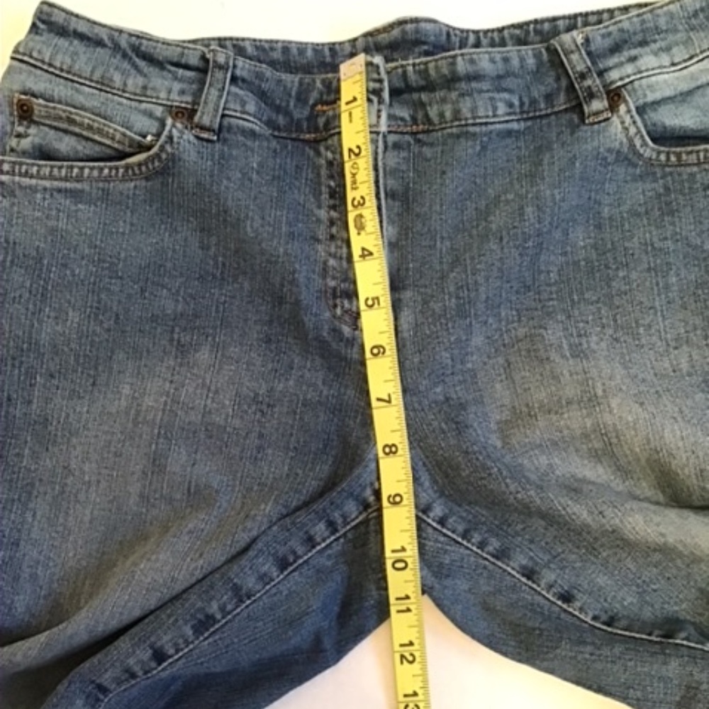 90s Vintage INC Denim Exclusive Decoration on the one side size 10P Jeans - Picture 5 of 7